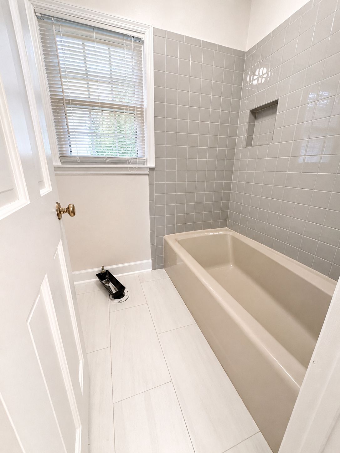 bathroom reconstruction water damage Nashville Tennessee before and after