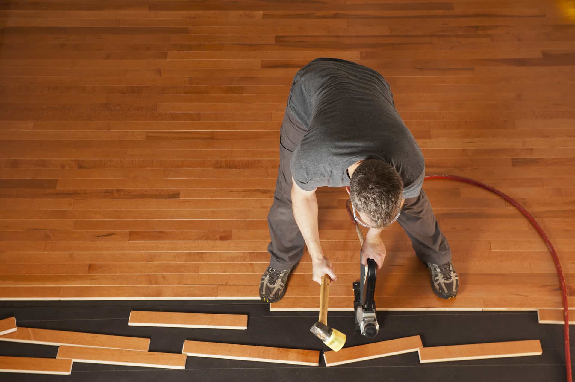 Professional hardwood floor installation