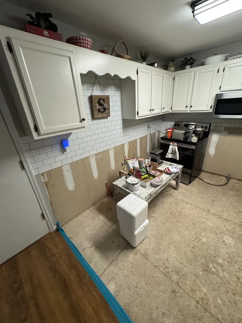Before water damage - Hunters Branch kitchen