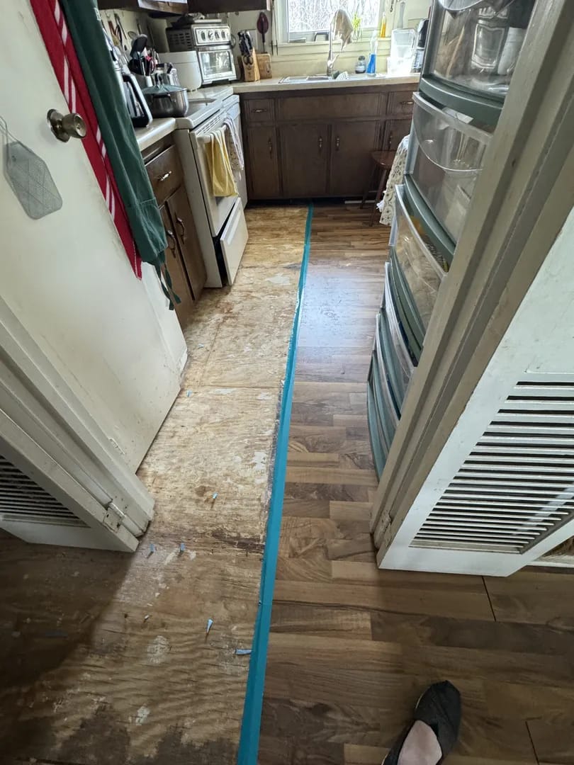 After reconstruction - State Line Rd kitchen