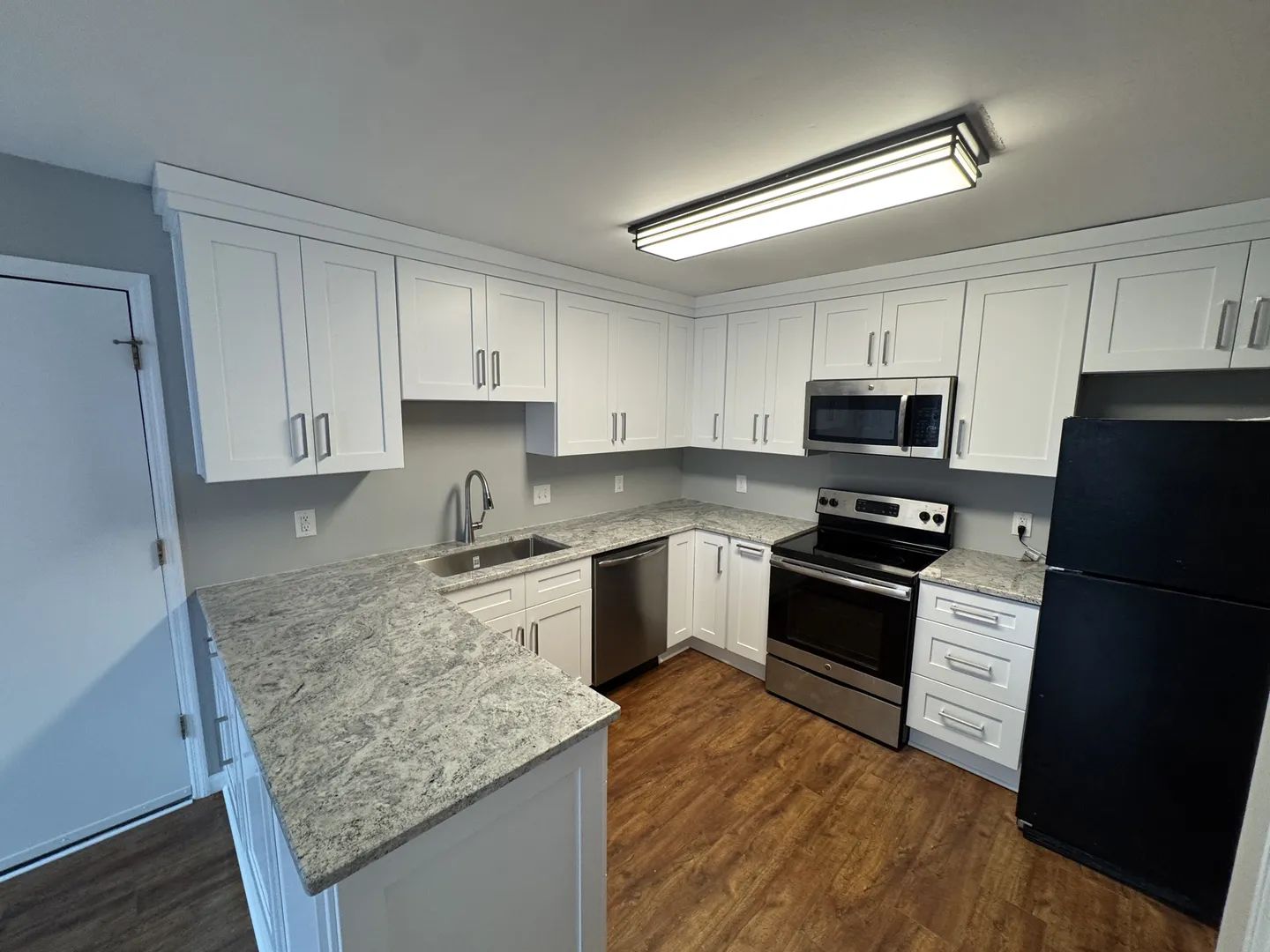 After reconstruction - Hunters Branch kitchen