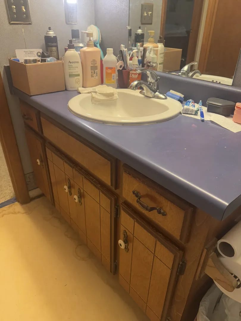 Before water damage - Summertime Dr kitchen